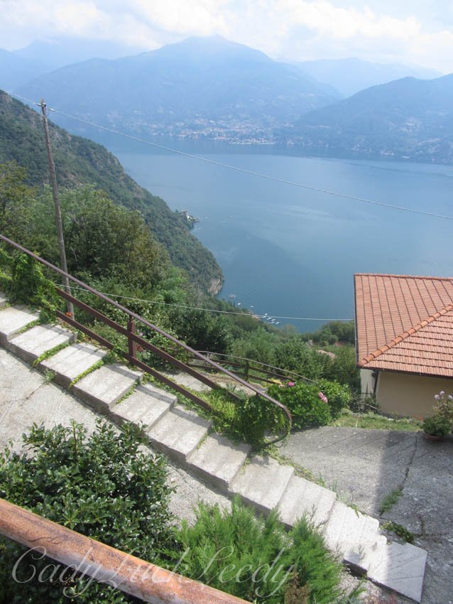 View from the Apartment on Menaggio, Italy