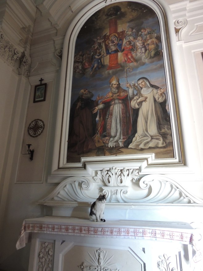 Even Cats Go to Mass Here