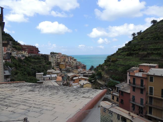 A View from the Hilltop at Manarola
