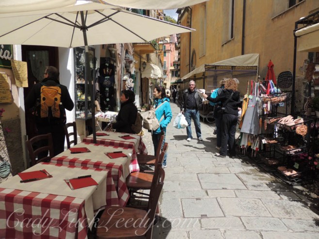 Outdoor Cafe in Monterosso Al Mare, Cinque Terre, Italy