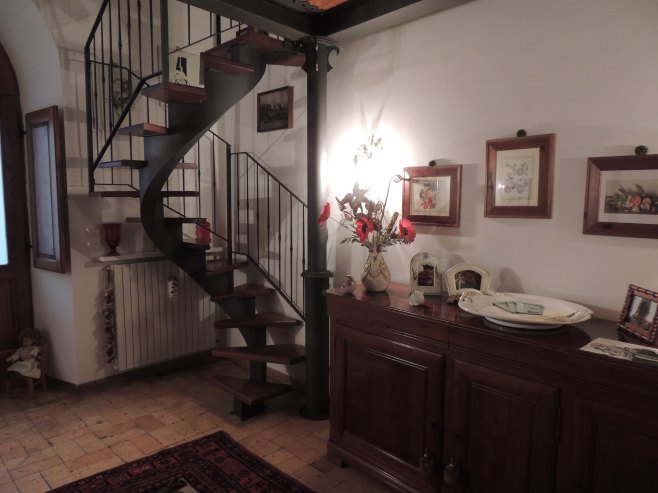 The Spiral Stairway to Bedroom 1 at Michealangeli B&B 