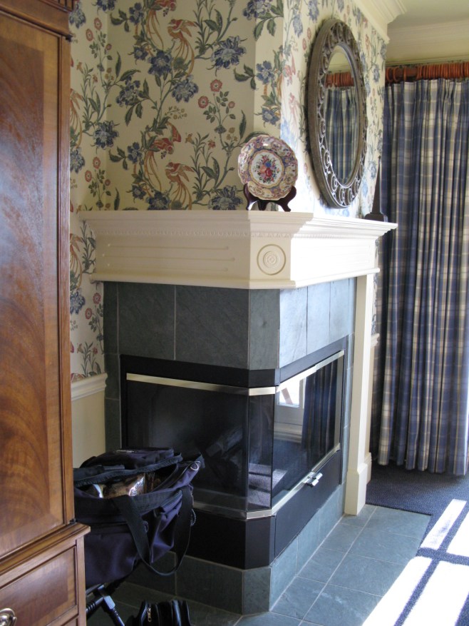 The Fireplace in our Room