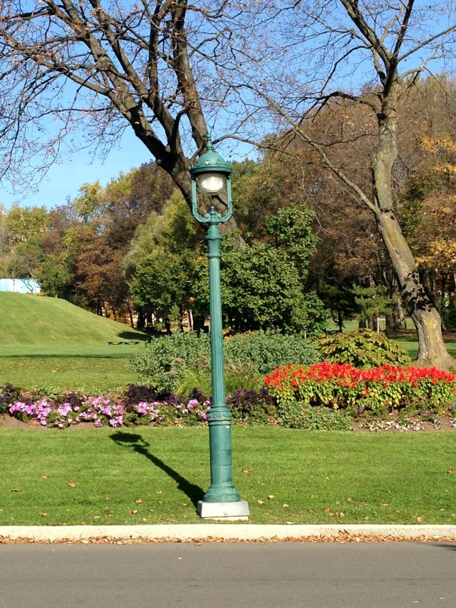 The Beautiful Gardens we Walked through to Get to the Park 