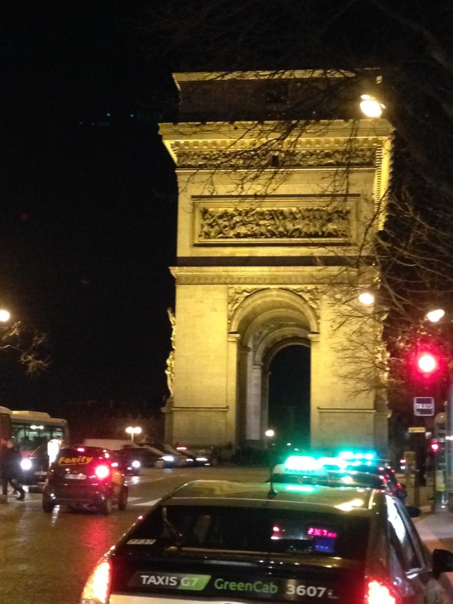 The Arc de Triomphe