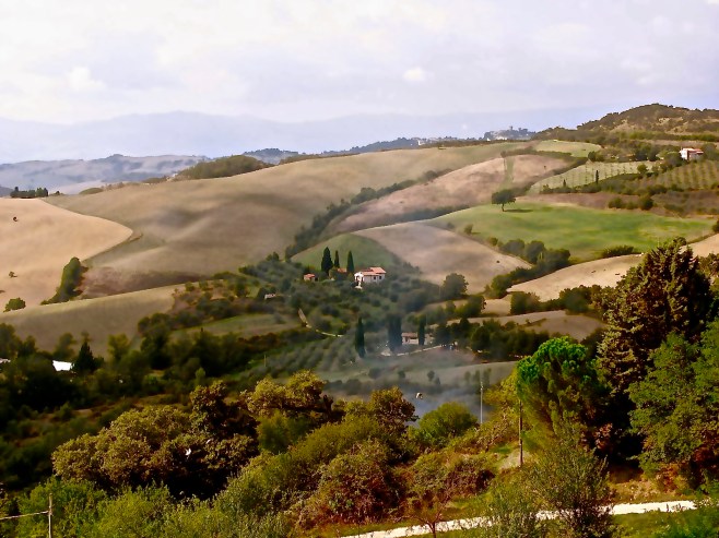 The Drive to San Casciano dei Bagni