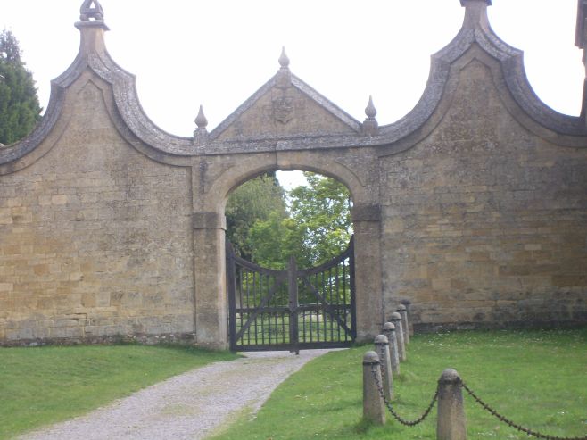 The gates at St James