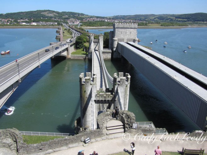 Conwy, Wales Suspension Bridge