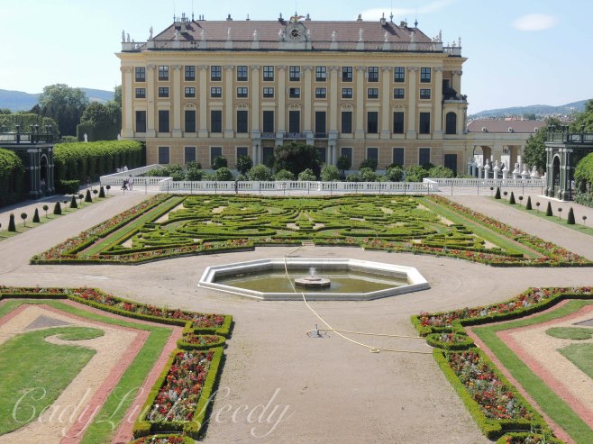 Schönbrunn Palace, Vienna, Austria, Viewed from the Orangery