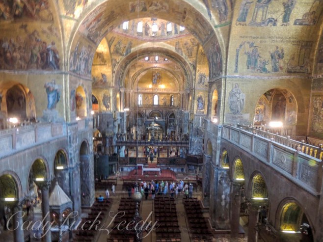 Inside St Mark's Basilica, Venice, Italy