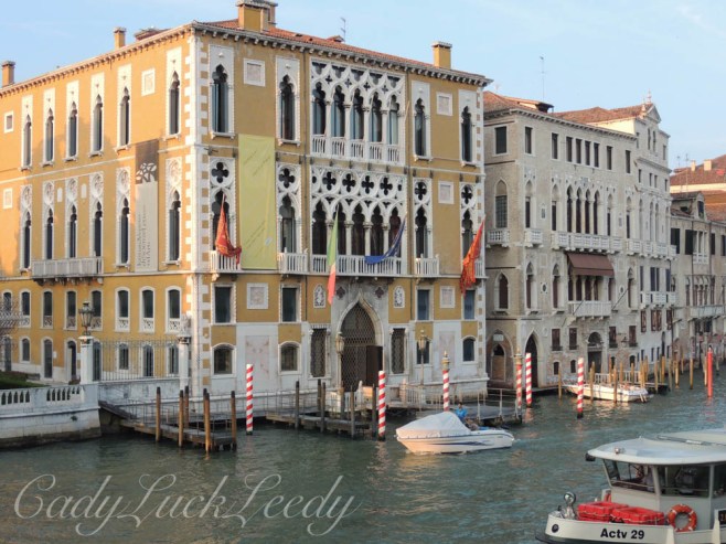 Walking to the Rialto Bridge, Venice, Italy