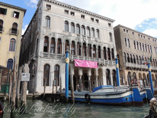 Out into the Grand Canal!