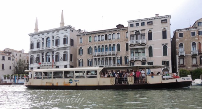 The Vaporatto Bringing Tourists to Venice