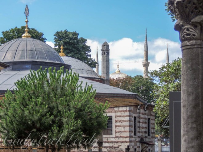 Rooftop Views from Hagia Sophia, Istanbul, Turkey
