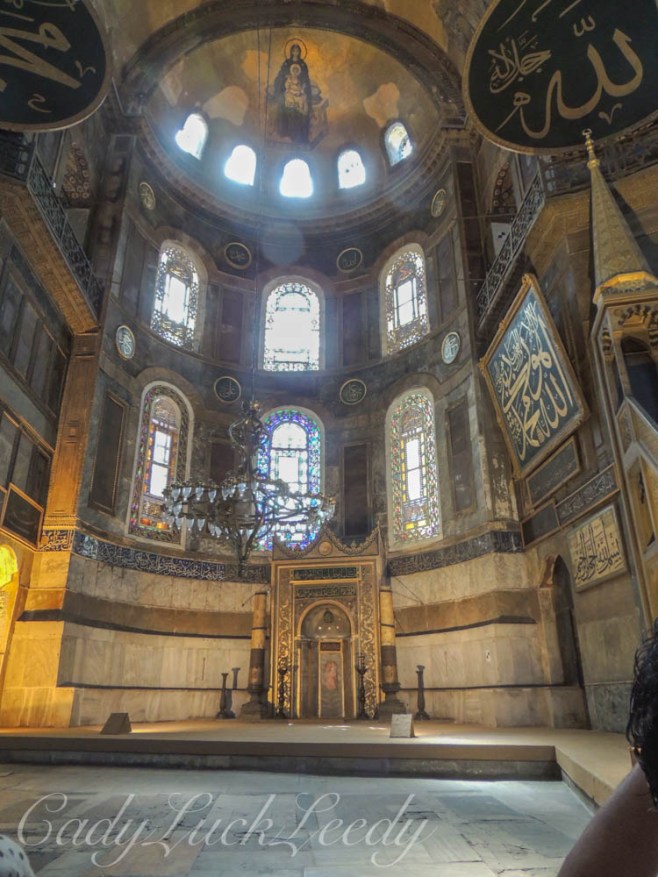 The Nave of Hagia Sophia, Istanbul, Turkey
