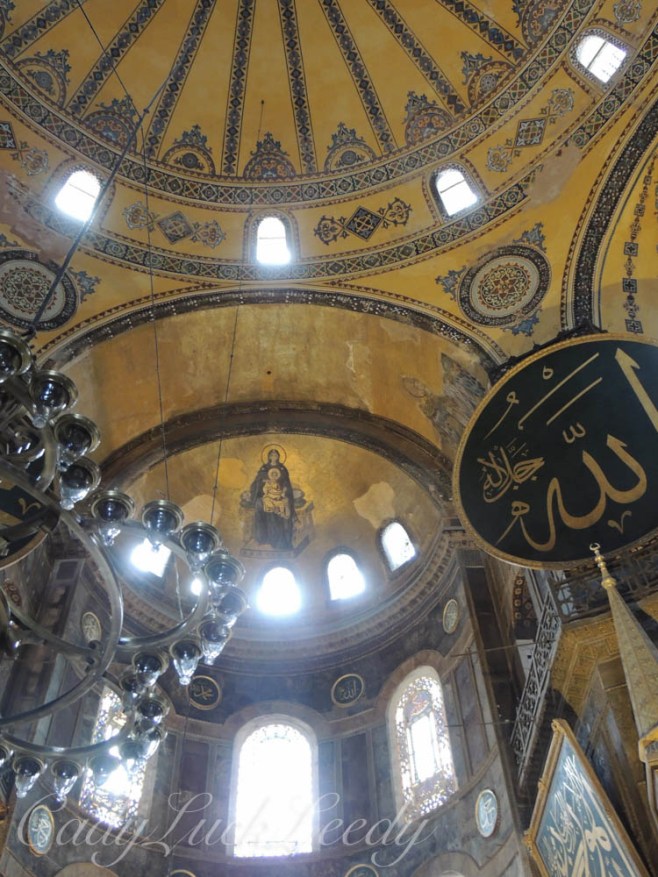 One of Many Icons in Hagia, Sophia, Istanbul, Turkey
