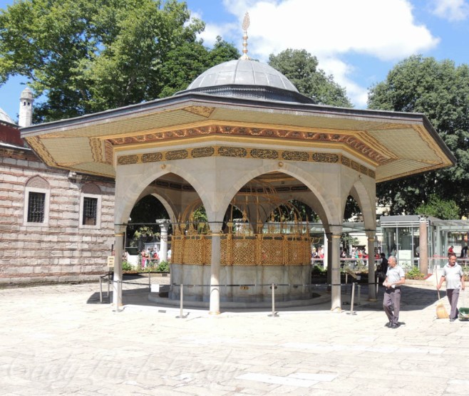 The Fountain at Hagia Sophia, Istanbul, Turkey