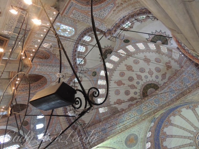 Inside the Blue Mosque, Istanbul, Turkey