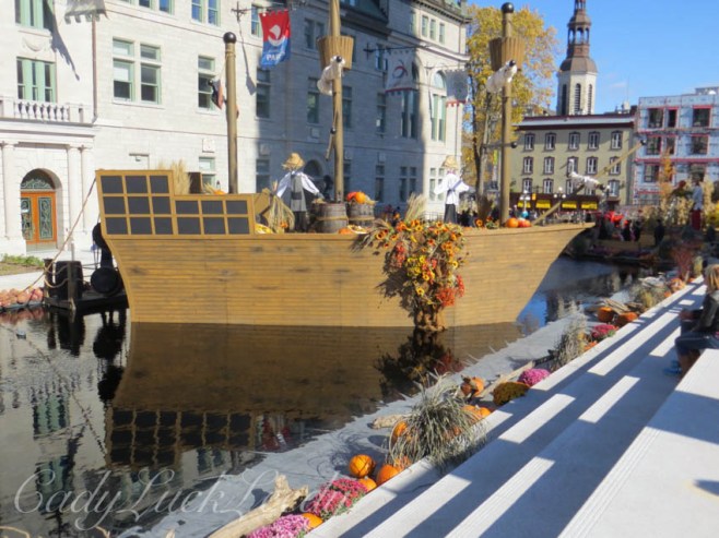 The Back Side of the Harvest Ship, Quebec City, Canada