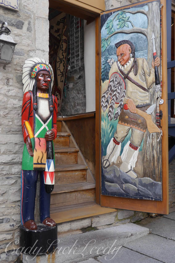 A Furrier Sign in Quebec City, Canada