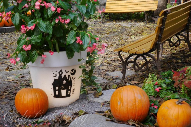 Fall Decorating in the Park! Quebec City, Canada