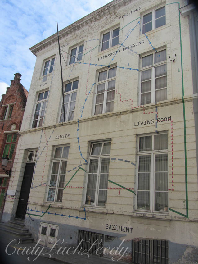 This Home is Mapped Out on the Wall