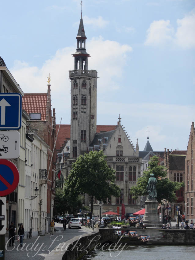 Canal Running Right Through the Middle of the Old Town, Brugge, Belgium