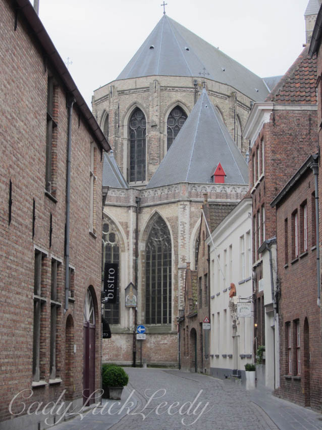 Quiet Morning Street, Brugge, Belgium