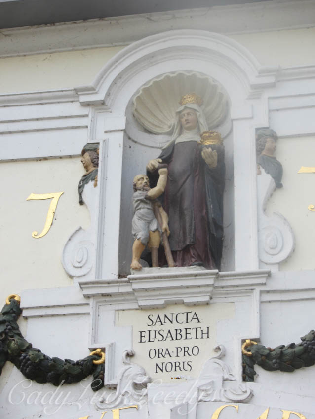 An Image of the Holy Elizabeth of Hungary, Patron Saint of the Beguinages 