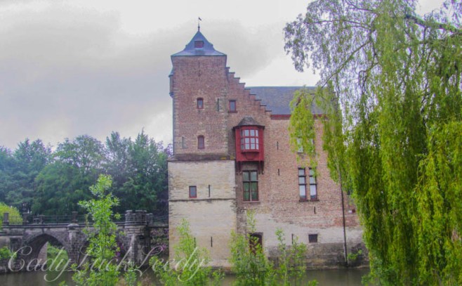 The Moated Castle of Tillegem, Belgium