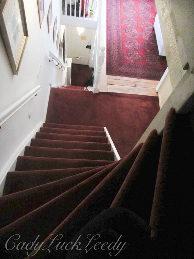 Stairs in B&B, Amsterdam, the Netherlands