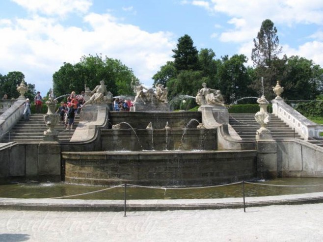 The Castle Gardens of Cesky Krumlov, the Czech Republic