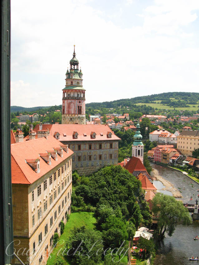 The Round Tower, Castle Krumlov, the Czech Republic
