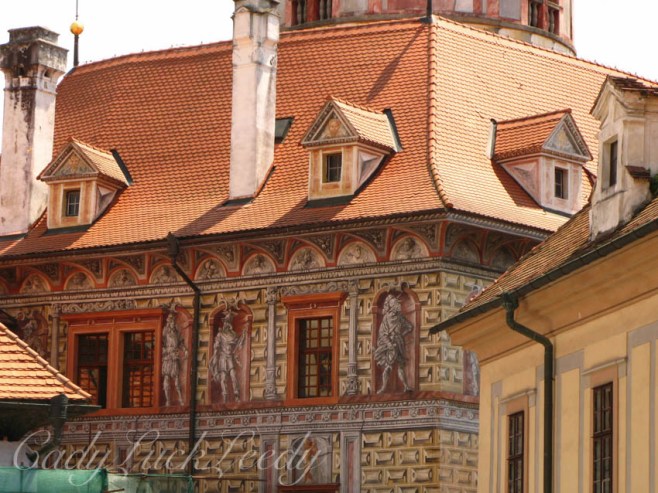 The Krumlov Castle, Casky Krumlov, the Czech Republic