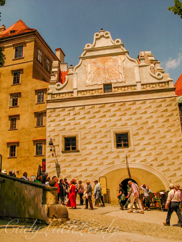 The Krumlov Castle, Casky Krumlov, the Czech Republic