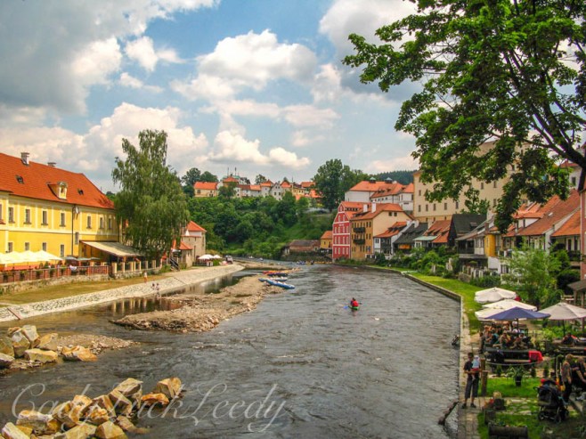 A View of Cesky Krumlov, the Czech Republic