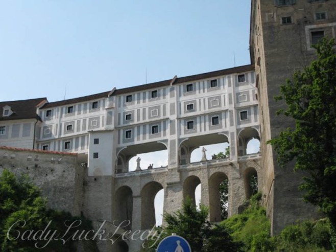 The Overhead Walkways at Castle Krumlov
