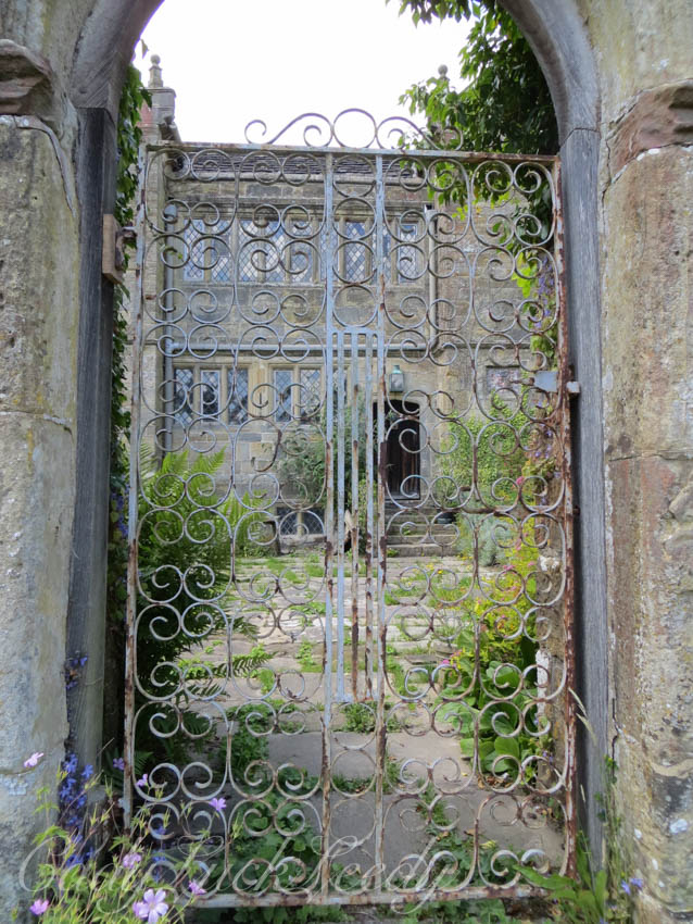 Looking Through the Gate to the Manor House, West Hoathly, Sussex