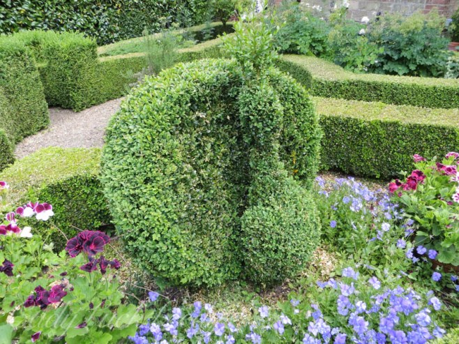 The Peacock Topiary, Luctons, Sussex