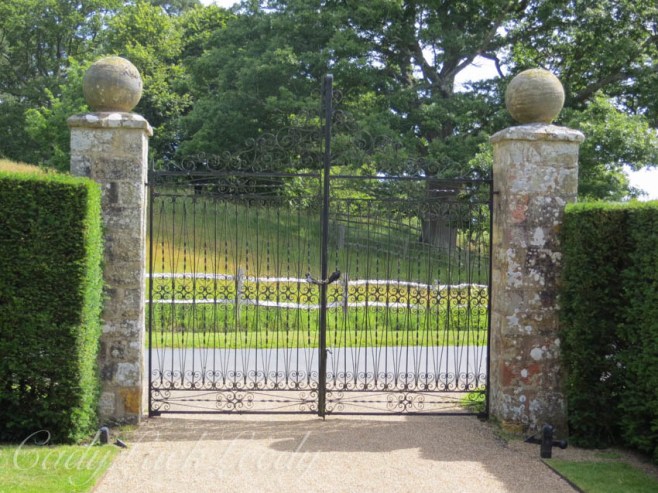 The Main Gate to Bateman's, Burwash, East Sussex, UK