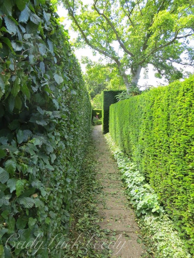A Connecting Walkway at Sissinghurst Garden, Kent UK