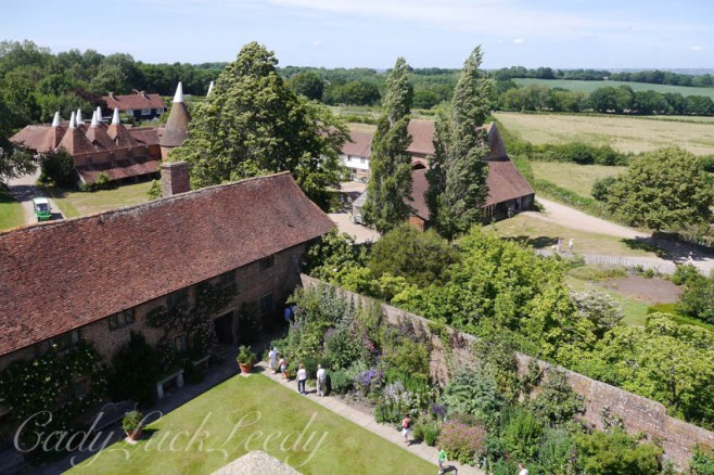 View from Prospect Tower, Sissinghurst Castle, Kent, UK
