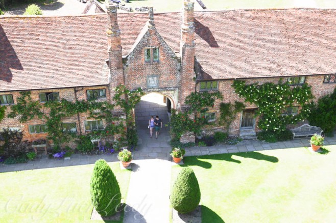 View from Prospect Tower, Sissinghurst Castle, Kent, UK