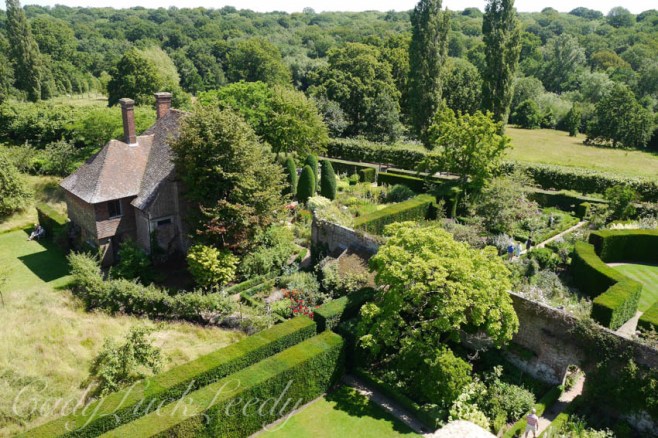 View from Prospect Tower, Sissinghurst Castle, Kent, UK