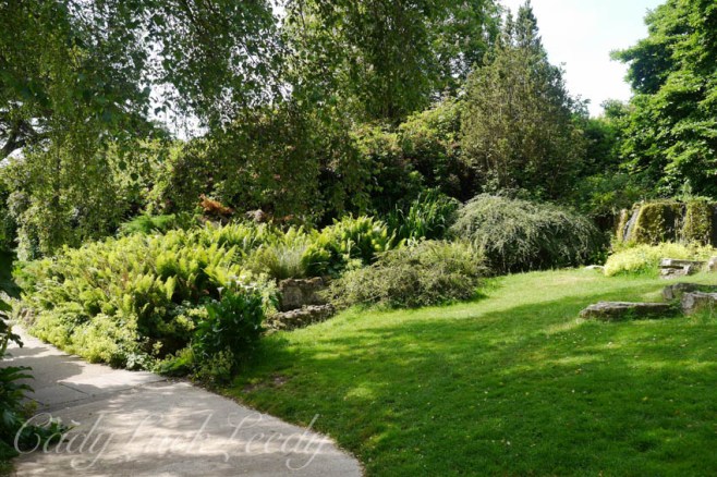 Walking to the Rock Garden, Chartwell, Kent, UK