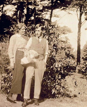 Virginia and Leonard Woolf, Monk's House, Rodmell, UK
