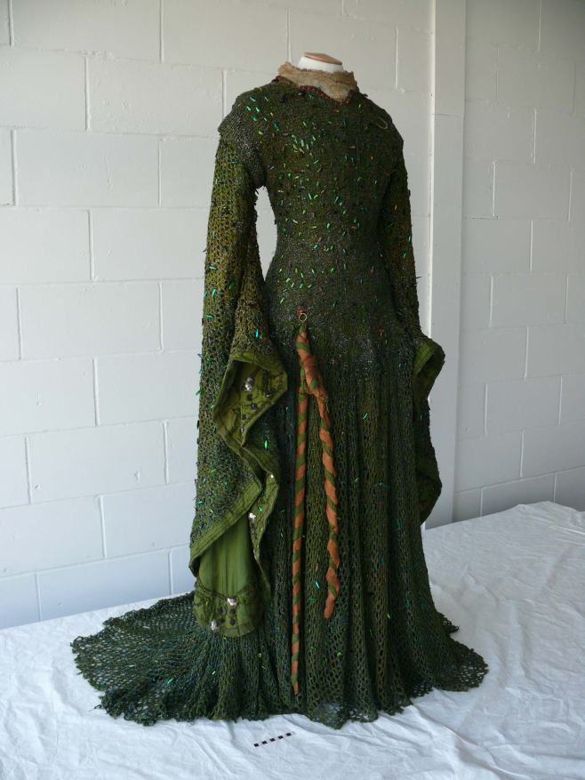 Lady Macbeth Beetle wing Gown, Worn by Ellen Terry
