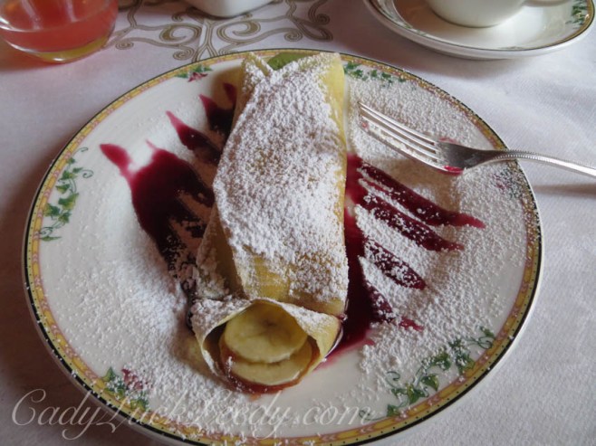 Banana Cherry Crepe in Venice, Italy