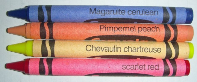 Scarlet Pimpernel Crayola Crayons