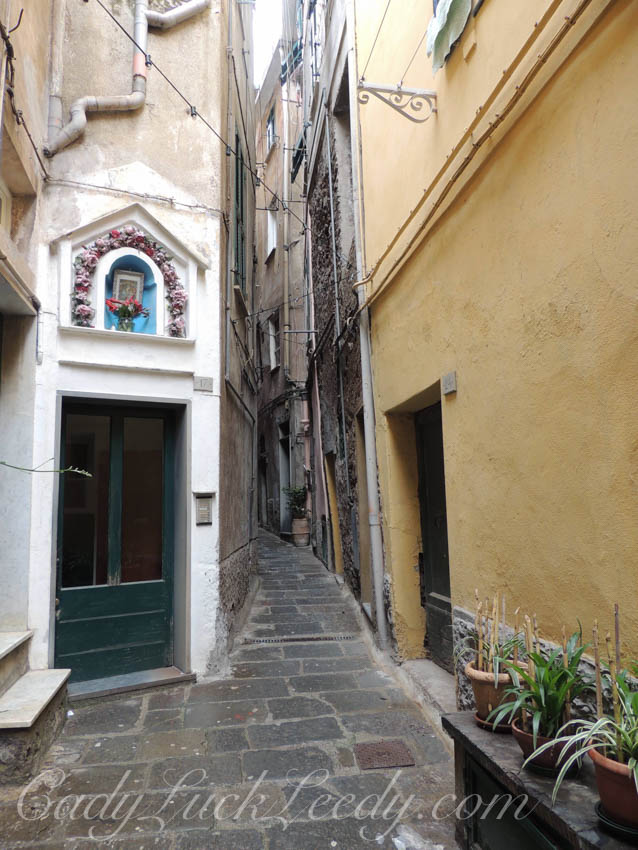 A Stroll Along Narrow Walkways Through the Village