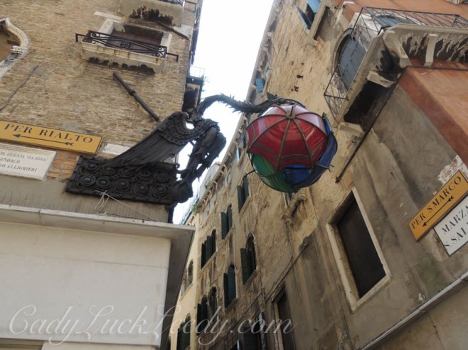 Look Up to See Where You Are in Venice, Italy